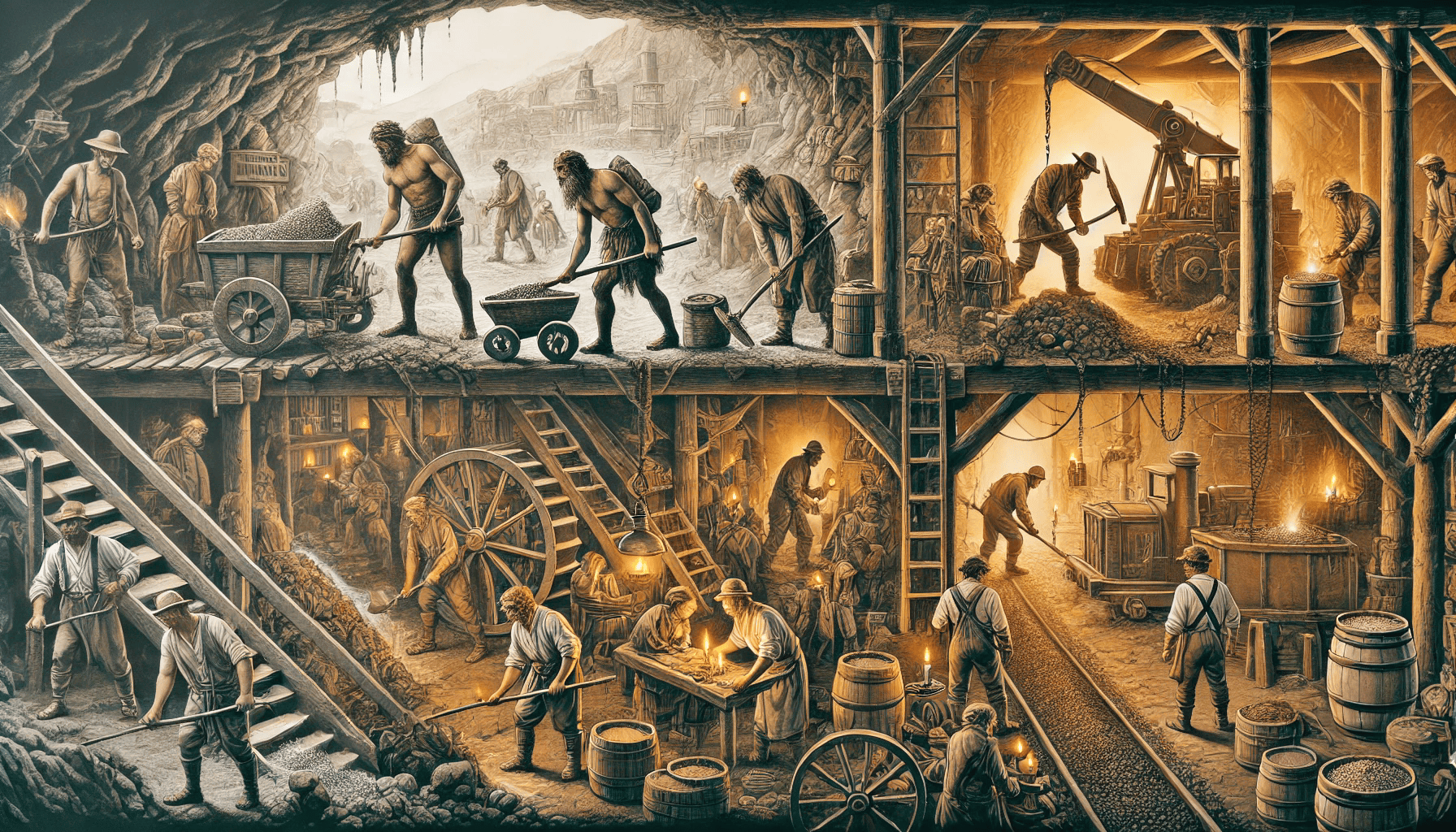 تاریخچه‎ی اکتشاف معدن